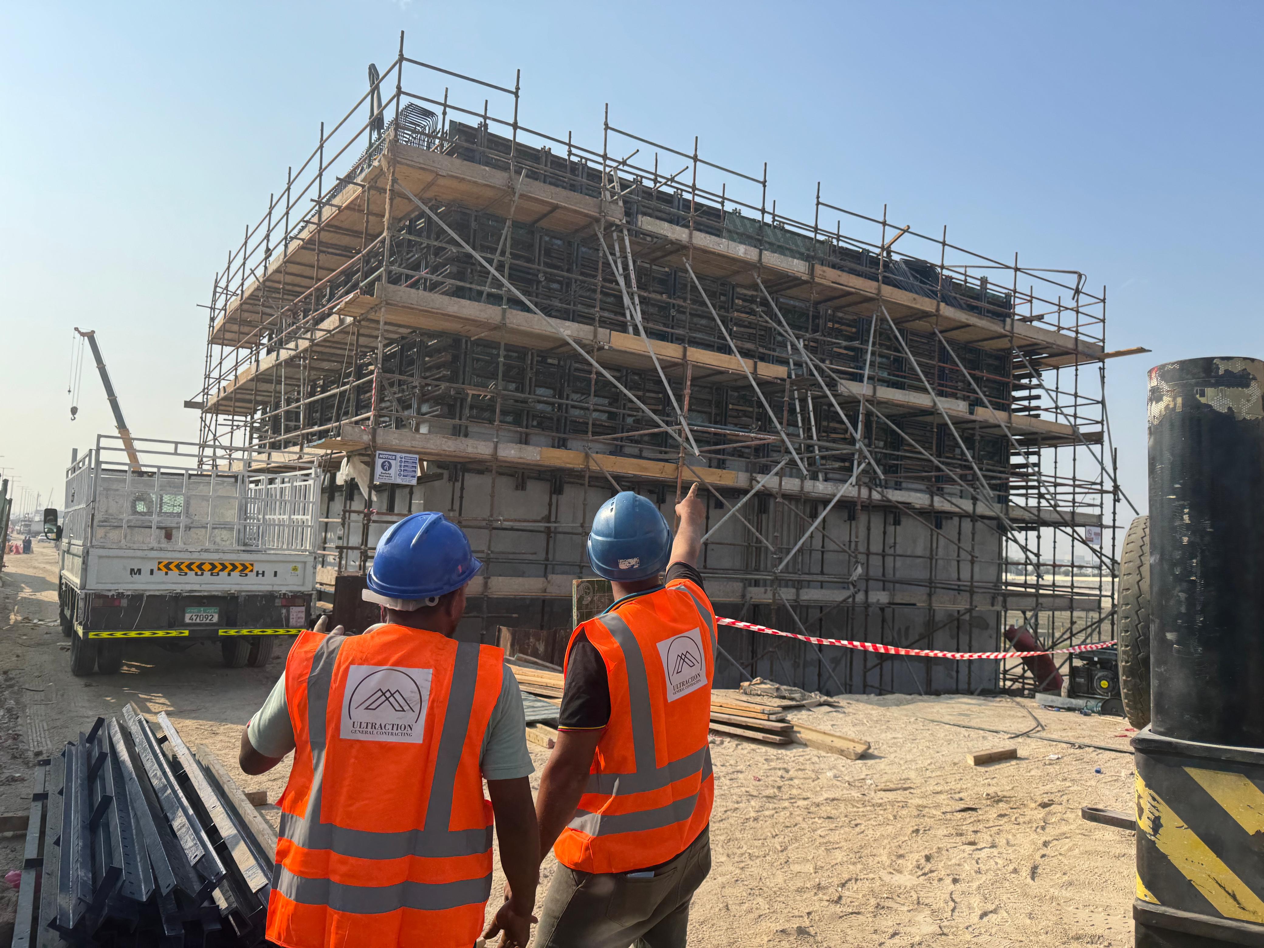 Naseem Al Bar Bridge Construction Site